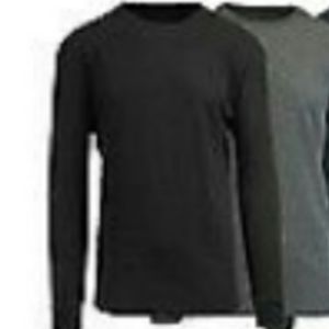 Nwt harvic waffle knit thermal black M